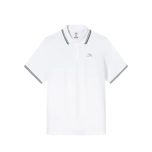 Anta Life Collection Polo Shirt Men's Snowflake White
