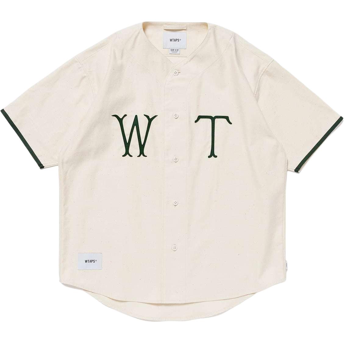 Рубашка WTAPS Logo Short Sleeve Shirt (белая)