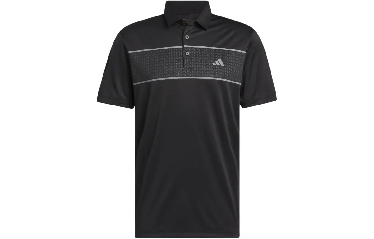 Adidas Chest Stripe Polo Shirt Polo Shirt Men's Black