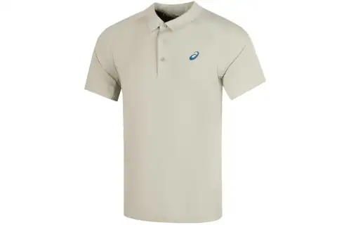 ASICS D.FRESH Polo Shirt Men's Gray Green