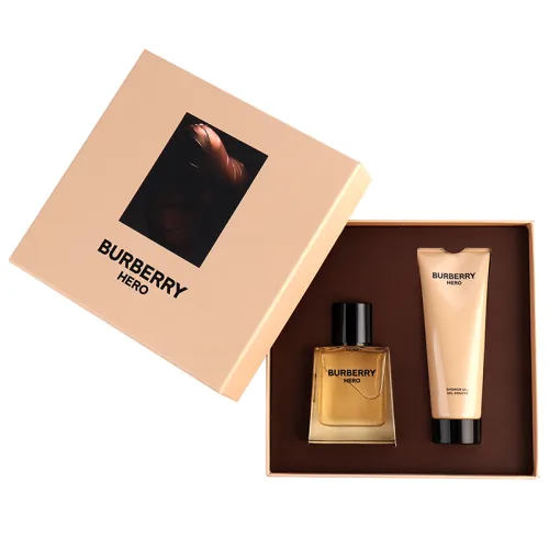 Burberry Spring gift box, men's heroes, perfume, shower gel, 50 ml, 75 ml, 100 ml, 10 ml, 75 ml, Birthday gift