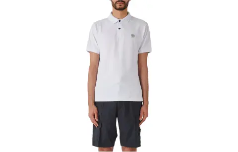 STONE ISLAND Polo Shirt Men's White