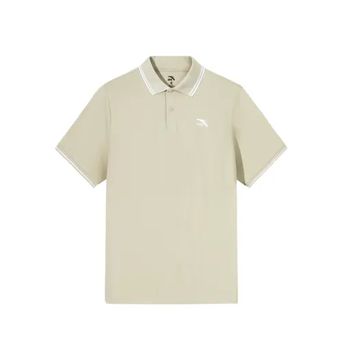 Anta Life Collection Polo Shirt Men's Latte Gray