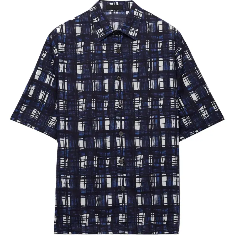 PRADA Pattern Printed Short Sleeved Shirt