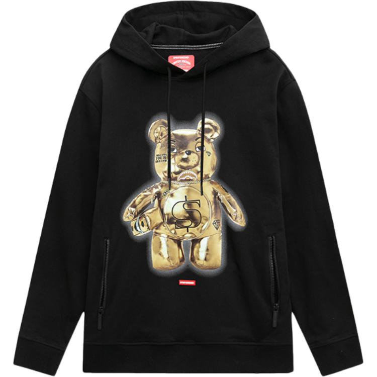 Мужское худи SPRAYGROUND (черное)