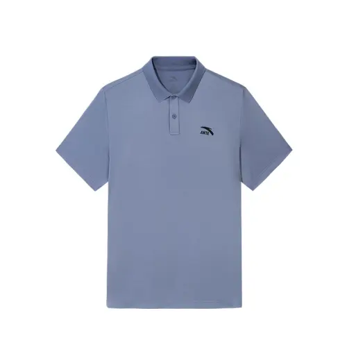 Anta Life Collection Polo Shirt Men's Cerulean Sky