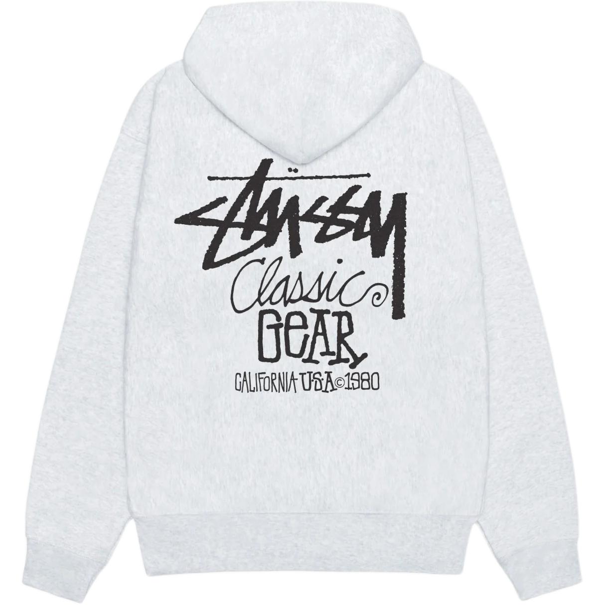 Худи Stussy SS25 Logo Hoodie (серое)
