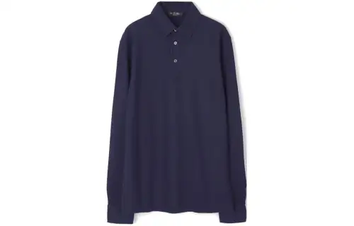Loro Piana Polo Shirt Men's Marine Blue