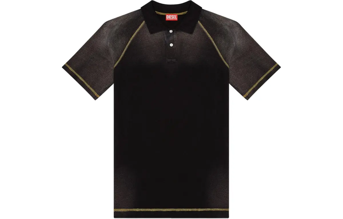 DIESEL T-Rasmith Sun-Faded Effect Polo Shirt