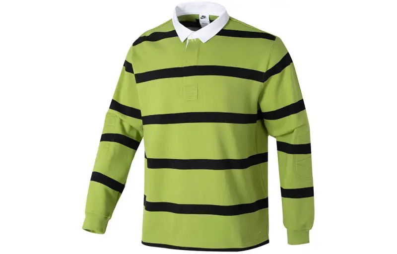 Nike Polo Shirts Men's Green Moderate Straight Fit