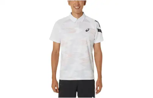 ASICS AIM TRG Polo Shirts Unisex White Lapel Moderate Other