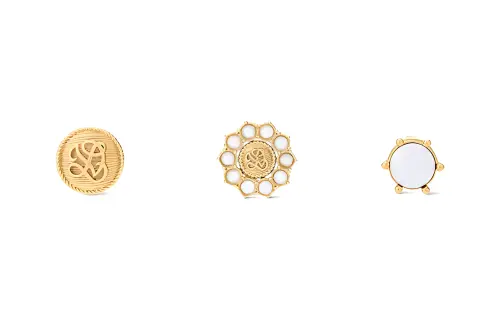 LOUIS VUITTON Lv Dynasty Set Of 3 Earrings