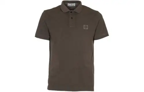STONE ISLAND Polo Shirt Men's Charcoal