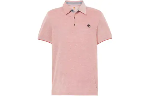 Timberland BABOOSIC BROOK Polo Shirt Men's Pink
