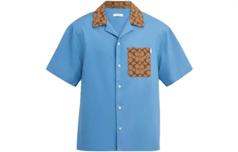 COACH Shirts Men's Lapel Moderate Other