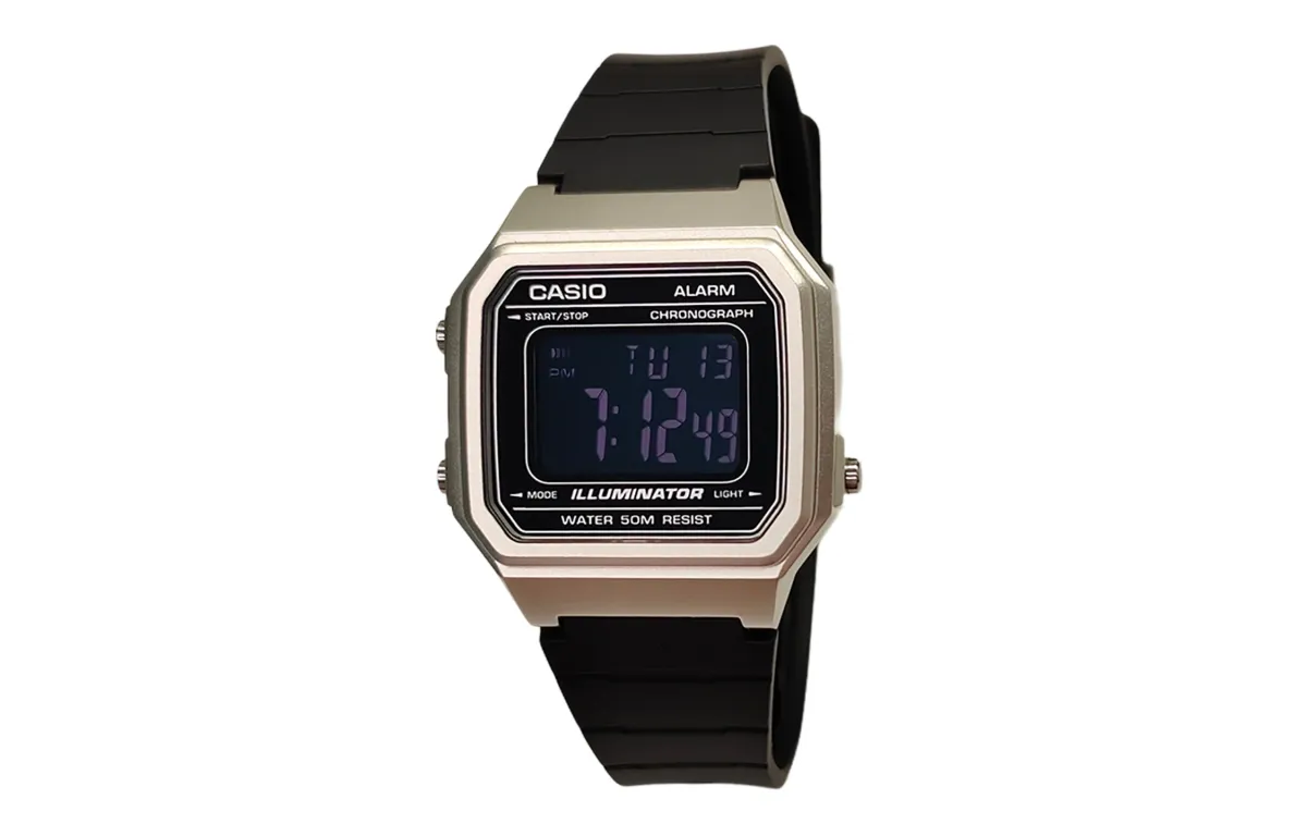 CASIO Custom Collection Quartz Movement Resin Strap Watch Men's Watches Black Dial
