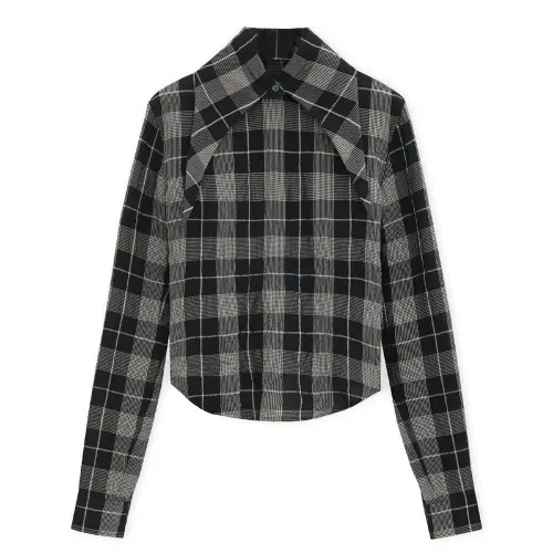 LOEWE SS25 Shirt Men's Black White