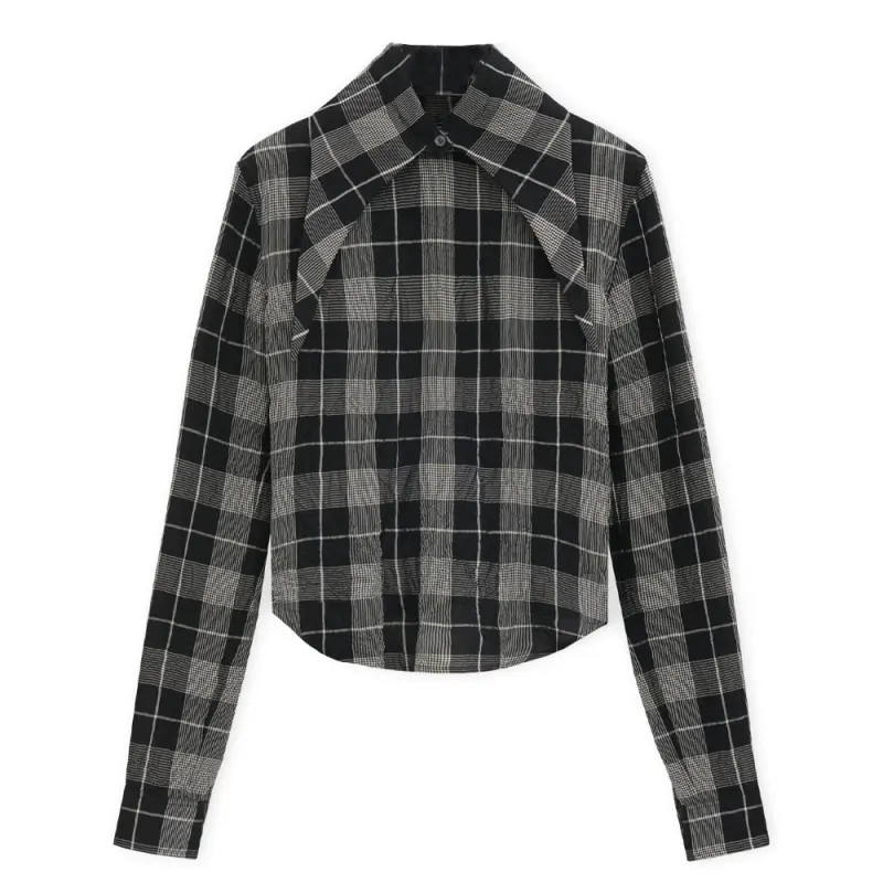 LOEWE SS25 Shirt Men's Black White