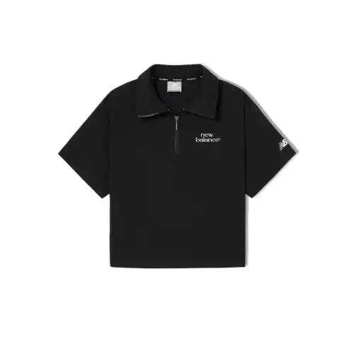 New Balance Polo Shirt Unisex Black