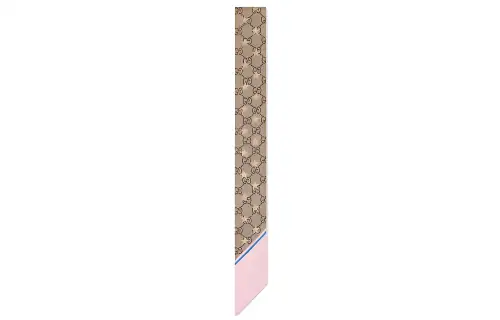 GUCCI Scarves Unisex Pink Brown