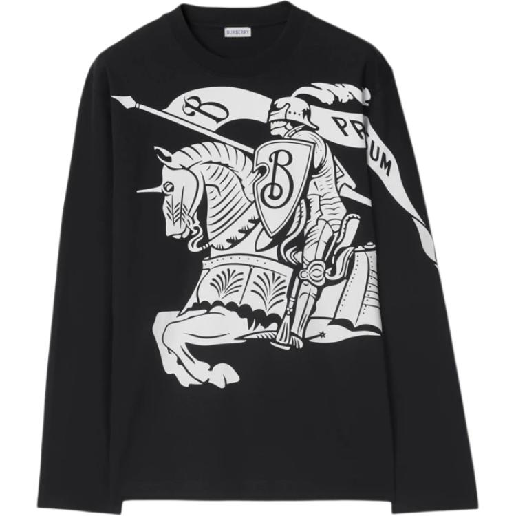 Мужской свитшот Burberry FW23 (черный)