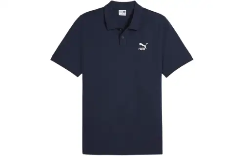 PUMA Polo Shirt Men's Marine Blue
