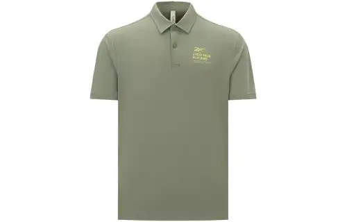 Reebok Polo Shirt Men's Light Army Green