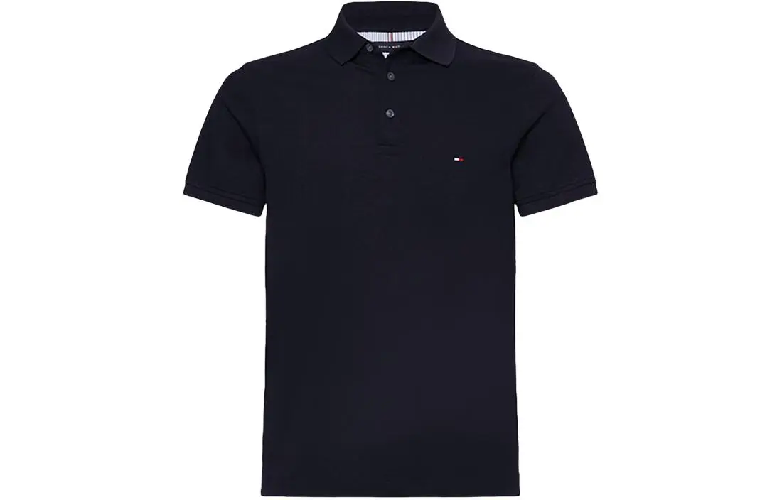 Tommy Hilfiger Polo Shirt Men's Navy Blue