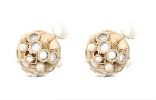 DIOR Earrings Women's Gold