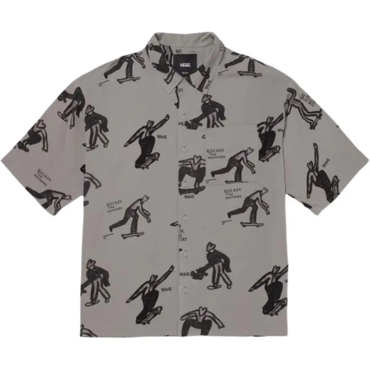 Vans x Bolin Asia Artist Collaboration Edition SS24 Shirt Men's Gray