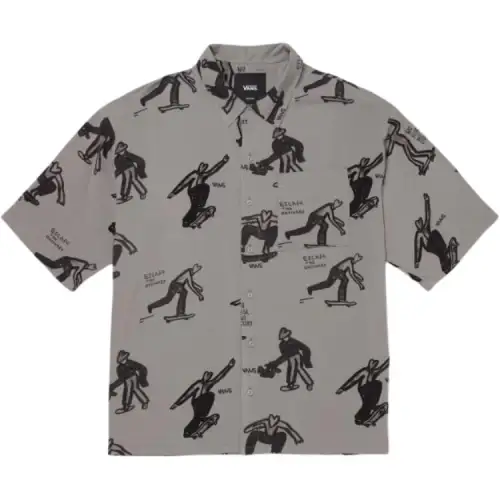 Vans x Bolin Asia Artist Collaboration Edition SS24 Shirt Men's Gray