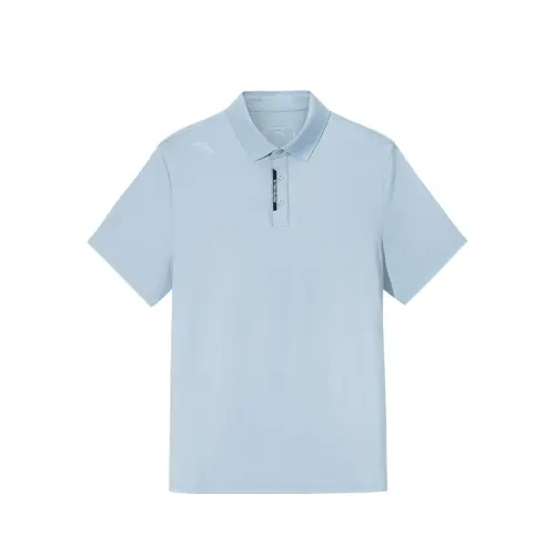 Anta Variety Training Collection Polo Shirt Men's Clear Sky Blue