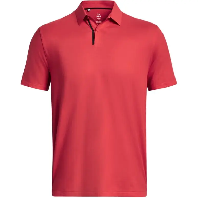 Under Armour Tour Tips Polo Shirt Men's Vibrant Red