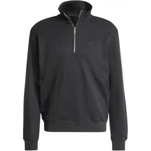 Adidas Trefoil Essentials Waffle 1/Zip Sweatshirt