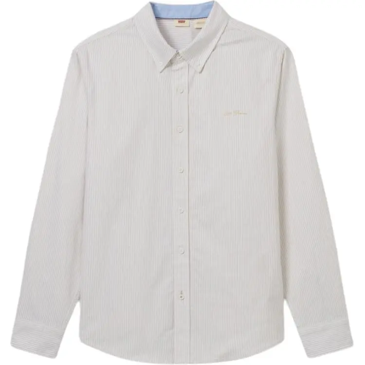 Levi's Shirts Men's Umber White Lapel Moderate