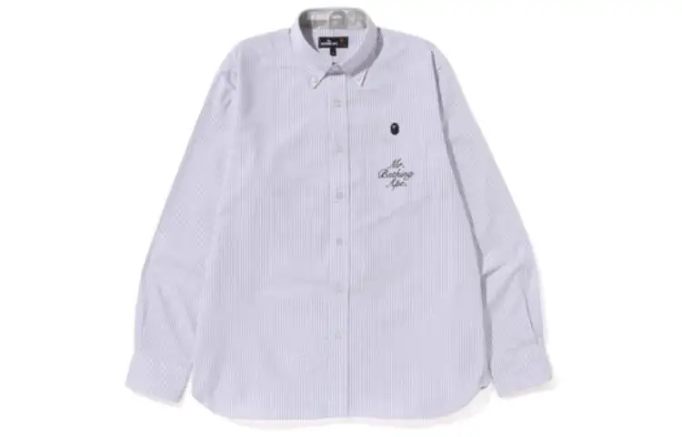 A BATHING APE Shirts Men's Gray Moderate