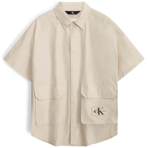 CALVIN KLEIN Shirt Men's Light Khaki