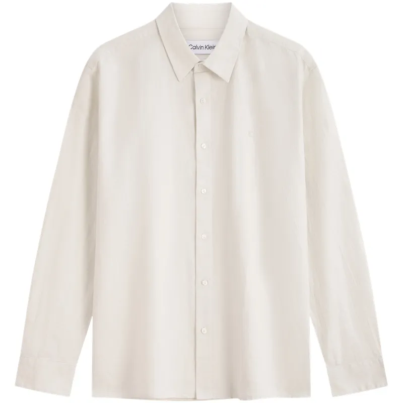Calvin Klein Shirts Men's F32-Agate White Lapel Moderate Other