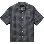 PRADA Shirts Men's Gray Lapel Moderate Shirt