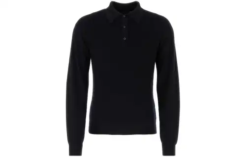 PRADA Polo Collar Drop Shoulder Jumper