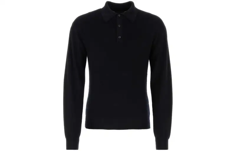 PRADA Polo Collar Drop Shoulder Jumper