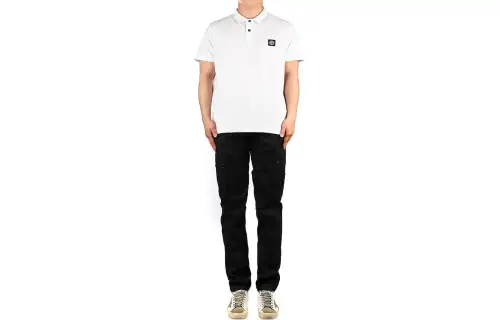 STONE ISLAND Polo Shirt Men's White