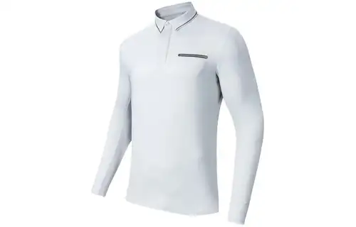 Anta Variety Training Collection Polo Shirt Men's White Mist Gray