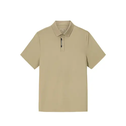 Anta Variety Training Collection Polo Shirt Men's Cold Khaki