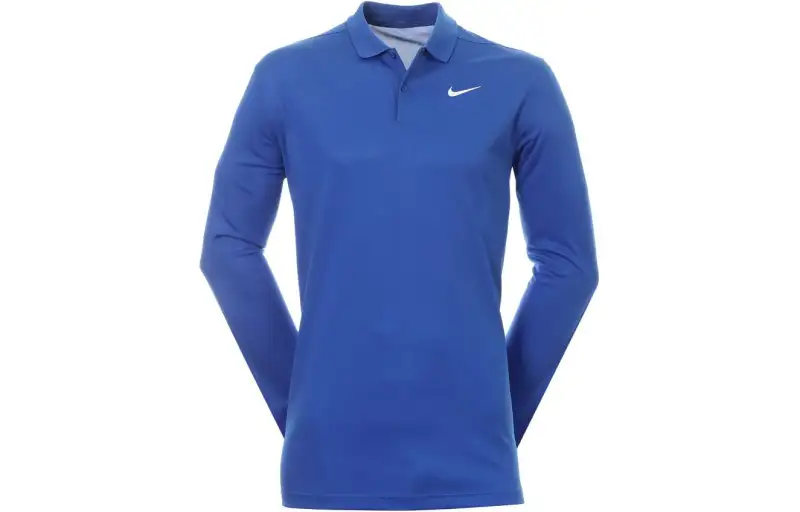 Nike Polo Shirts Men's Blue Polo Collar Moderate Other