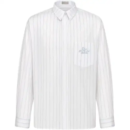 DIOR Homme X Hylton Nel Striped Oversized Shirt