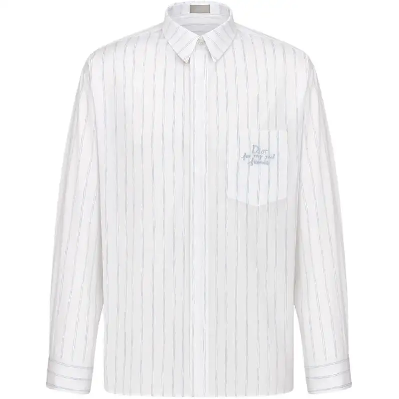 DIOR Homme X Hylton Nel Striped Oversized Shirt