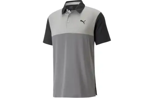 PUMA Cloudspun Polo Shirt Men's Smoke Gray