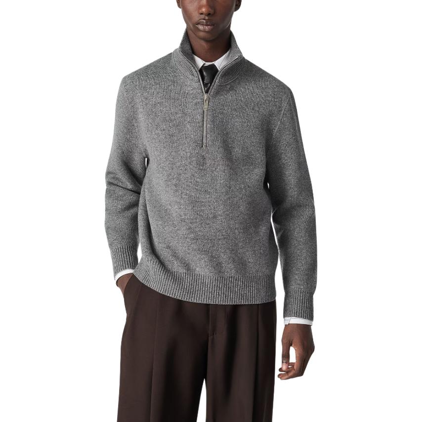 Bottega Veneta Cashmere Sweater Men's Dark Gray