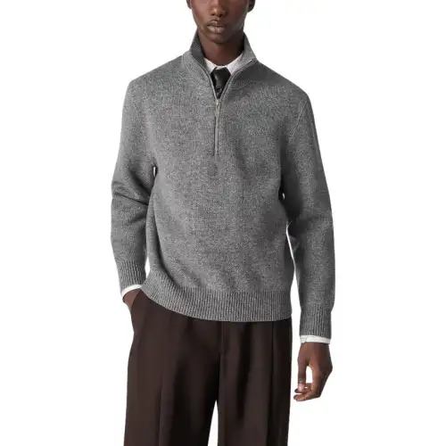 Bottega Veneta Cashmere Sweater Men's Dark Gray